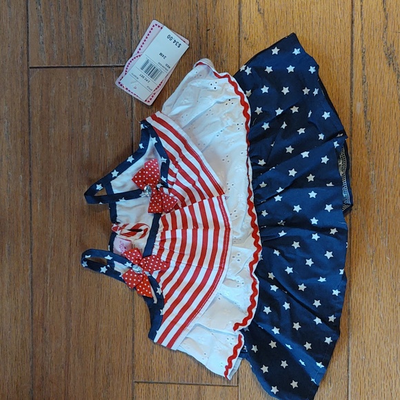 Fourth of July Size 24 Months Girls Summer Outfit - Picture 2 of 3